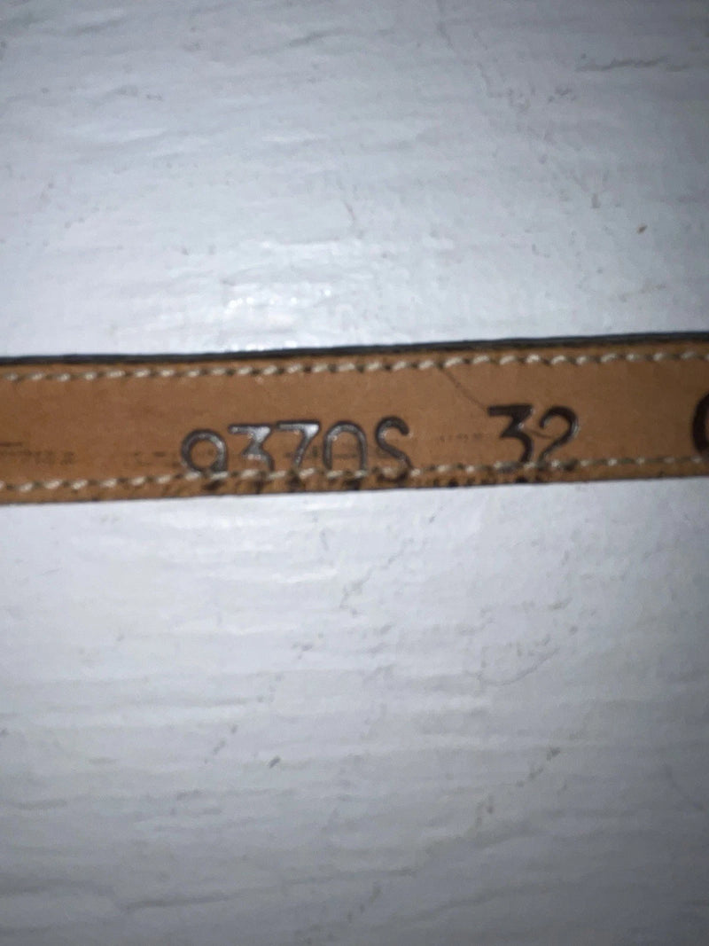 New Brown Genuine Leather Circle Y 32” Belt #9370S JJ-56
