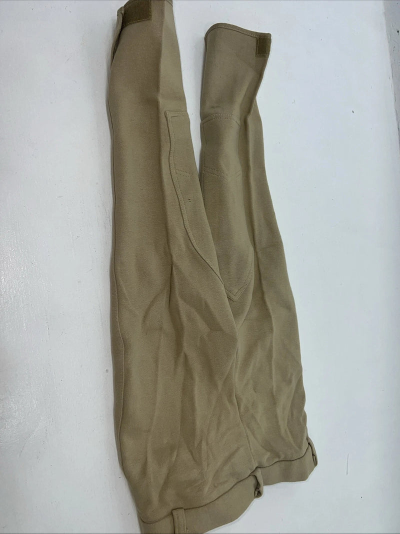 New Children’s Tan Comfort Riders English Riding Breeches. 8 D-75