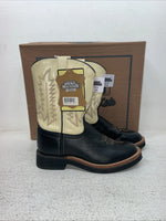 New Youth Black Smoky Mountain Cowboy Boots. 3016 Y 3.5 3 1/2. 22-28