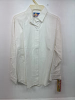 New Women’s Cricket Creek White Long Sleeve Button Up Small LL-35