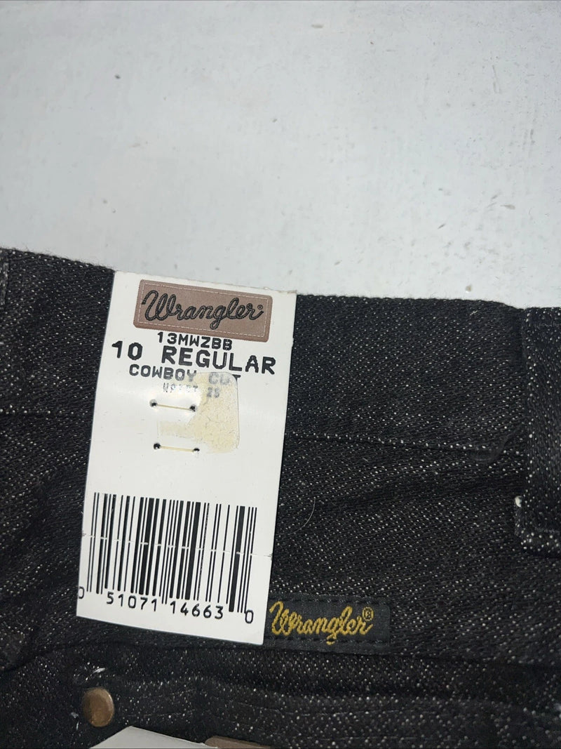 New Boys Black Wrangler Pro Rodeo Cowboy Cut Denim Jeans. 10/25 Regular C-20