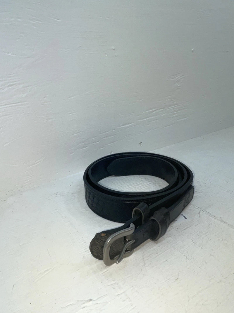New Black Genuine Leather HD Xtreme Tooled 46” Belt #N2712801 NN-128