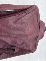 New Kids White Horse Purple Stripe Long Sleeve Pearl Snap Medium DD-21