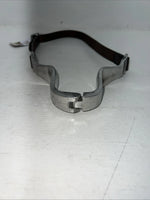 New Tough 1 Brown Aluminum Hinge Leather Strap Cribbing Collar #52-2085 W-52