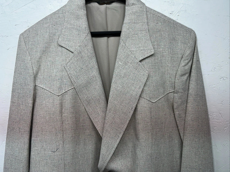 New Men’s Pioneer Wear Grey Suit Jacket 40L #12007 T-610