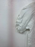 New Women’s Rockmount White Designed Short Sleeve Pearl Snap Size 0 YY-31