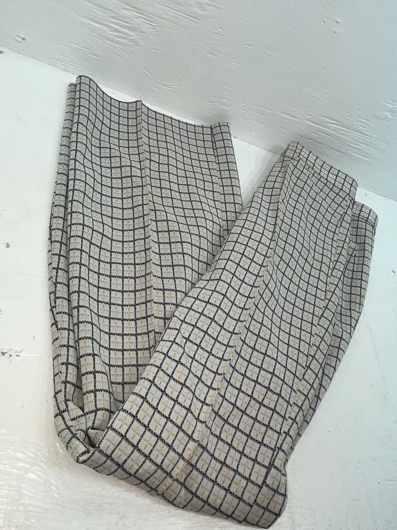 New Vintage Yellow And Black Striped Dickson Jenkins Polyester Pants #724 VV-69