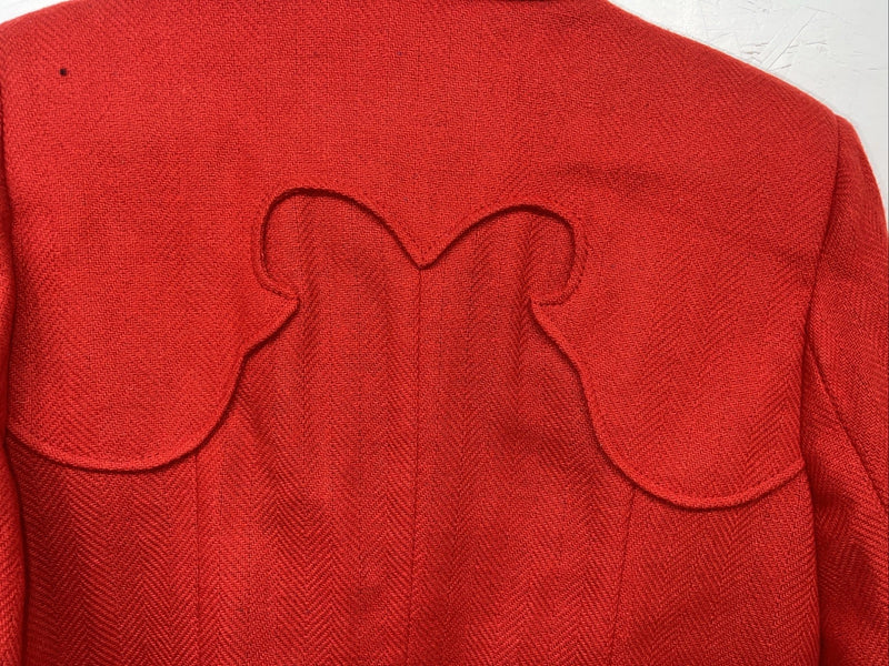 New Women’s Red Pioneer Wear Wool Blazer 14 #06151 UU-1
