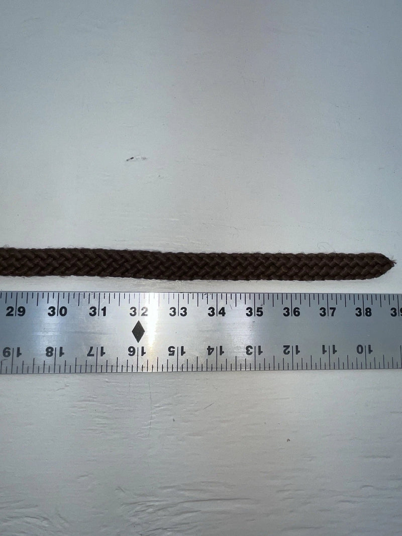 New Brown Genuine Leather Braided 38” Belt Z-145