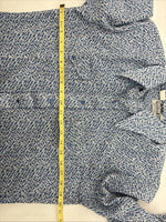 New Men’s Miller Blue Deigned Long Sleeve Pearl Snap 15.5 Medium II-102