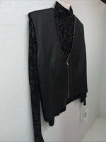 New Women’s 1849 Authentic Ranchwear Black Show Shirt Jacket Small #3552 UU-2