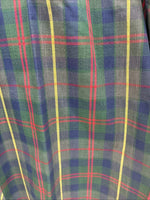New Men’s ELY Plains Green Plaid Long Sleeve Pearl Snap 16.5 X 34 Large AA-43