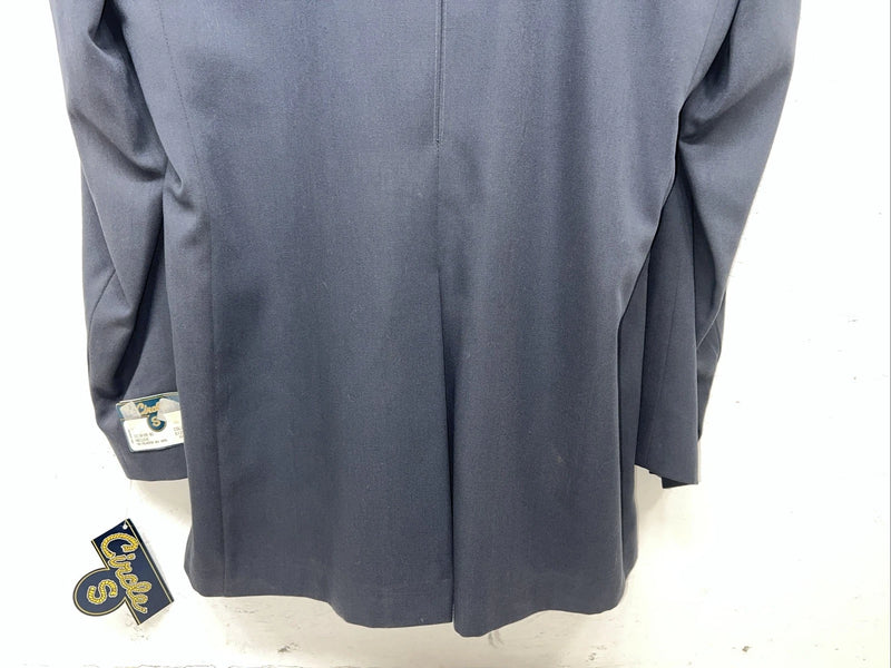 New Men’s Circle S Navy Suit Jacket 48L #25832 HH-606