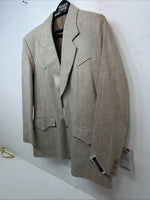 New Men’s Pioneer Wear Tan Suit Jacket 42 #12015 Y-600