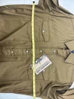 New Men’s Panhandle Slim Green Long Sleeve Pearl Snap 16.5 Large CC-31