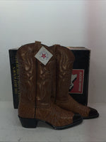 New Men’s Brown Texas Brand Cowboy Boots. 1081 10 D. 6-94