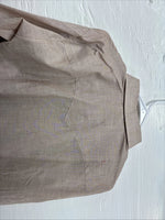 New Men’s H Bar C Brown Long Sleeve Pearl Snap 16 X 36 Large CC-63