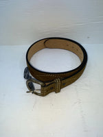 New Green Genuine Leather Tex Tan Stitched 30” Belt #7160 Z-173