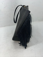 New Gray Angel Ranch Purse With Fringe #DHB1036B EE-5
