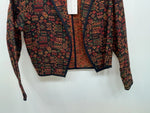 New Women’s Red Crazy Cowgirl Long Sleeve Shirt M #ccj74 3B-91