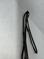 New Silver Fox Brown Leather Run Flat Standing Martingale #20-1516-0-0 BB-42