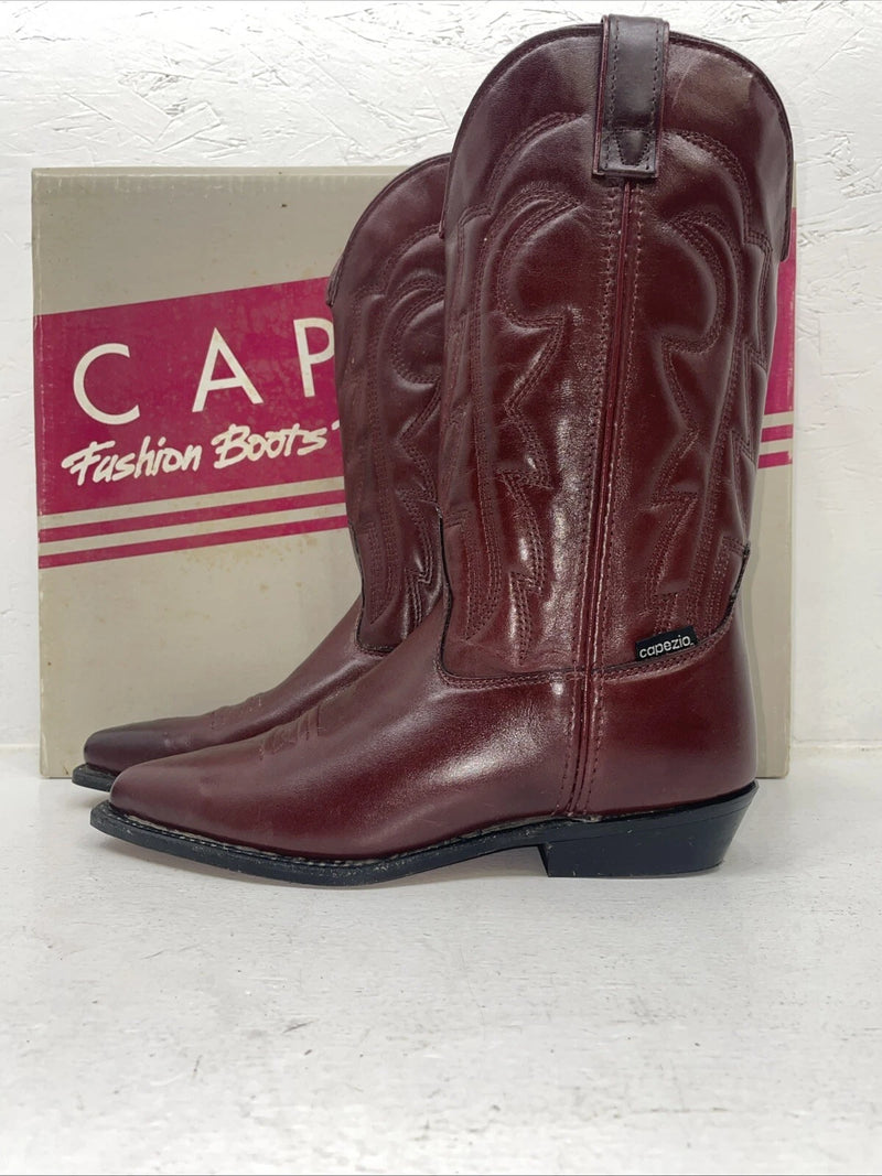 New Women’s Red Capezio Cowboy Boots. L 553 8.5 8 1/2 M. 16-94