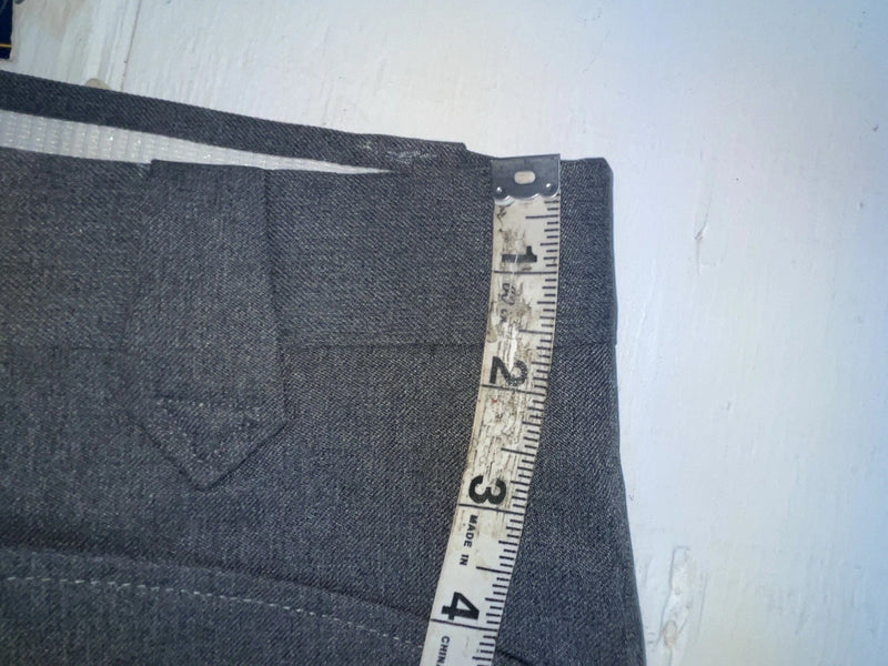 New Vintage Gray Circle S Polyester Pants #4P0476 OO-46