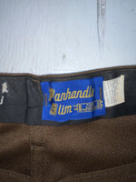 New Vintage Brown Panhandle Slim Polyester Pants #8812 SS-16