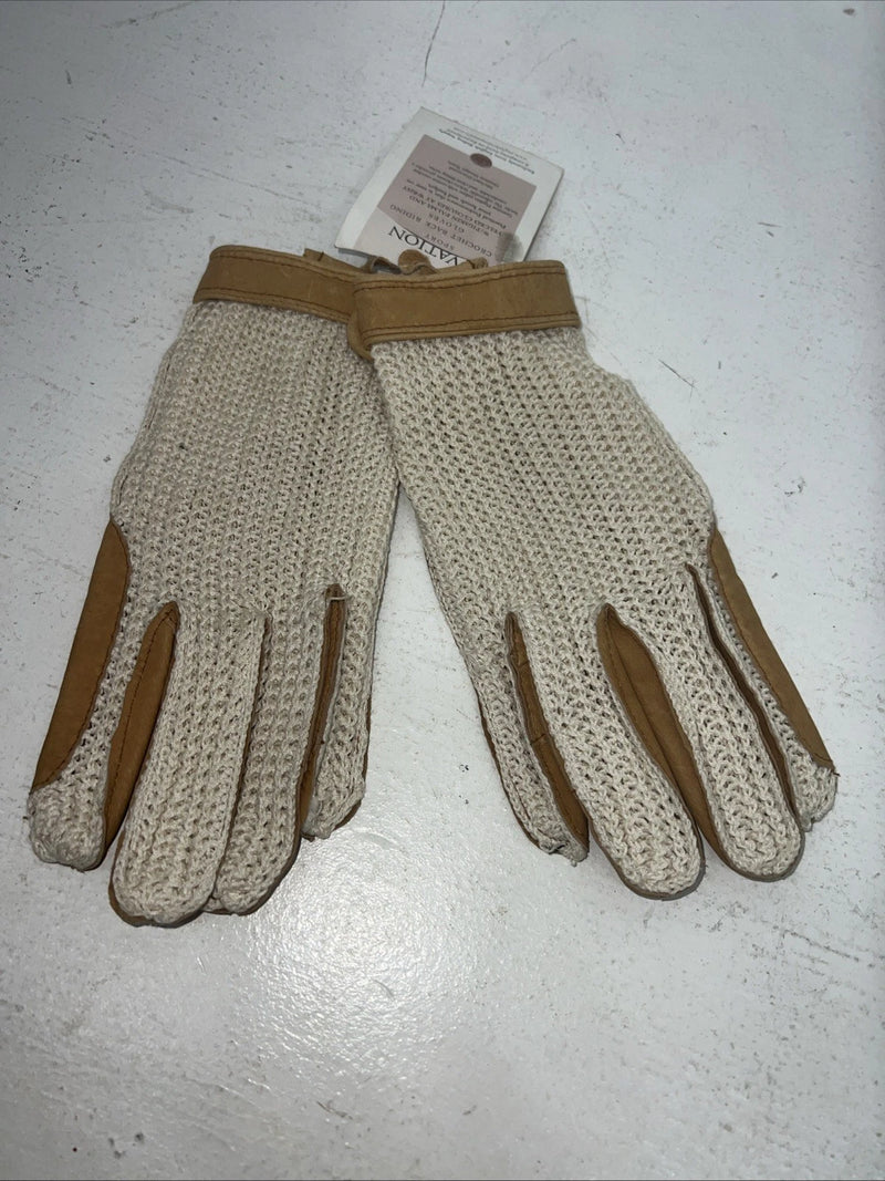New Brown Ovation Ladies Sport Crochet Gloves #457455 DD-500