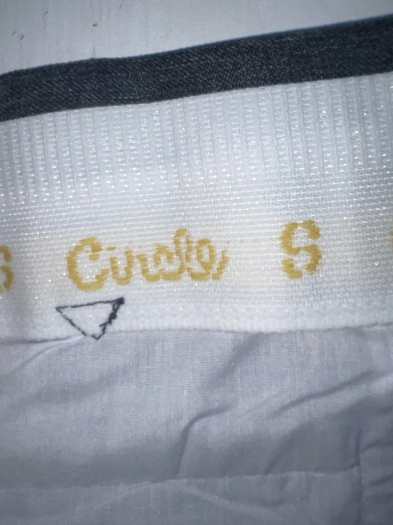 New Vintage Gray Circle S Polyester Pants #CP4776 SS-23