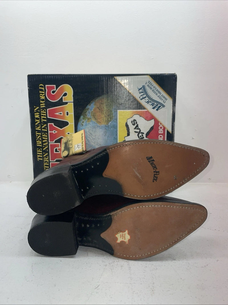 New Men’s Red Texas Brand Cowboy Boots. 7863 9.5 9 1/2 D. 6-88