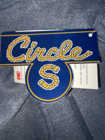 New Vintage Gray Circle S Polyester Pants #4P0476 OO-46