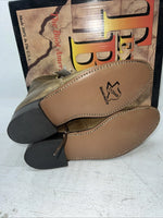 New Women’s Brown Lace Up Cowboy Boots. 4474 7.5 7 1/2 M. 17-64