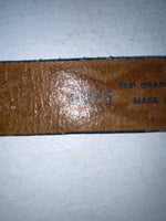 New Brown Genuine Leather Chambers Tooled 30” Belt #6071/13 Z-91