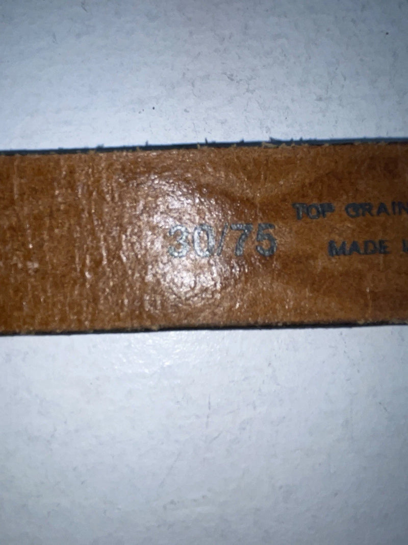New Brown Genuine Leather Chambers Tooled 30” Belt #6071/13 Z-91