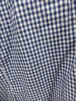 New Men’s Dickson Jenkins Blue Checkered Long Sleeve Pearl Snap 15.5 Medium K-65