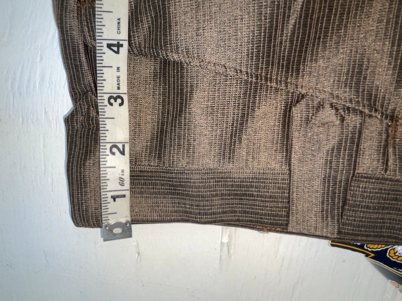 New Vintage Brown Circle S Polyester Pants #CP5091 XX-72