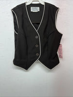New Women’s Brown Western Heritage Western Show Vest 12 #54708 E-610