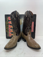 New Men’s Brown Texas Brand Cowboy Boots. 5041 10.5 10 1/2 E E. 7-98