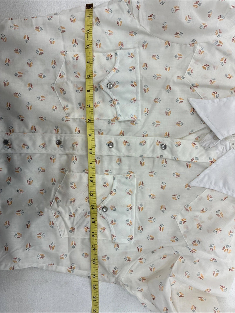 New Women’s Dickson Jenkins Floral Long Sleeve Pearl Snap 15 Large LL-88
