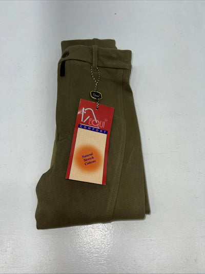 New Children’s Green Vequi Comfort English Riding Breeches. 8 D-84