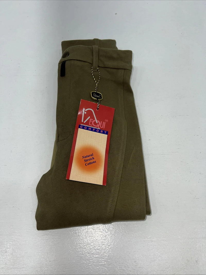 New Children’s Green Vequi Comfort English Riding Breeches. 8 D-84