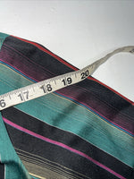 New Women’s HbarC California Ranchwear Multicolor Long Sleeve Button Up S 3C-43