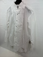 New Classix White Long Sleeve Button Up English Shirt 15-15.5 Medium AA-23