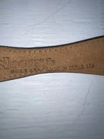 New Brown Genuine Leather Nocona Animal Pendent 32” Belt #606 JJ-16