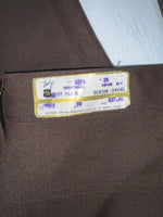 New Vintage Brown Dickson Jenkins Polyester Pants #5510 XX-99