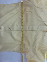 New Girls H Bar C Yellow Stripe Long Sleeve Pearl Snap Size 30 DD-125