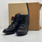 Black Lace Up Women’s Work Boots Size 7b 17-3