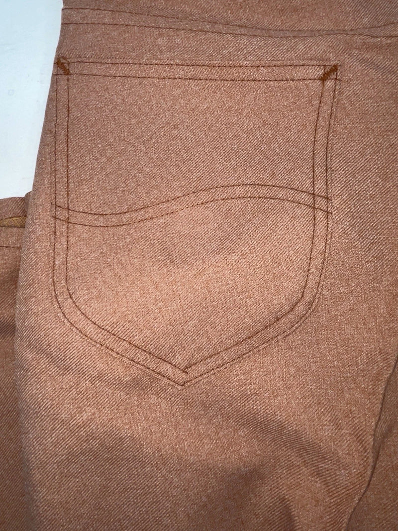 New Vintage Orange Lee Polyester Pants #2032628 XX-104