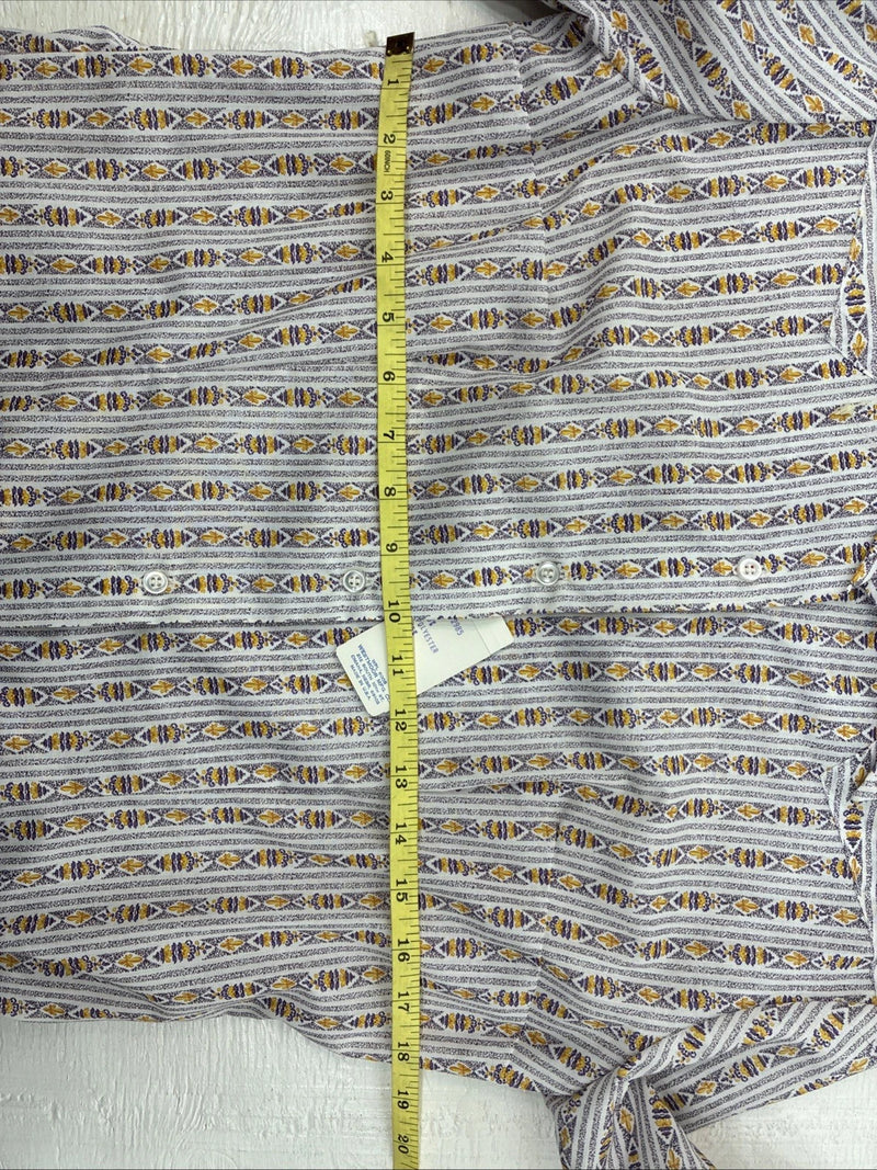 New Kids Panhandle Multicolor Design Long Sleeve Button Up Size 16 CC-99